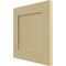 Ekena Millwork 12"W x 12"H True Fit PVC Flat Panel Shutters Sample, Natural Twine SAMPLE-TFPFPNT - alternate 3